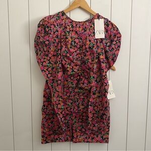 Zara Floral Top & Skirt Set